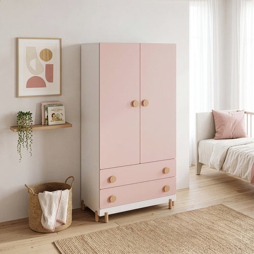 Kinderkleiderschrank Vaarentaa [en.casa]