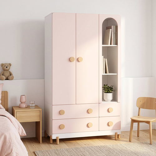 Kinderkleiderschrank Vaarentaa [en.casa]