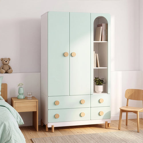 Kinderkleiderschrank Vaarentaa [en.casa]