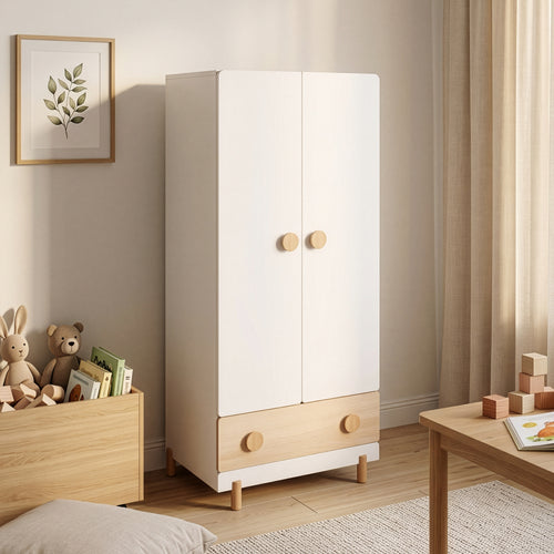Kinderkleiderschrank Vaarentaa [en.casa]