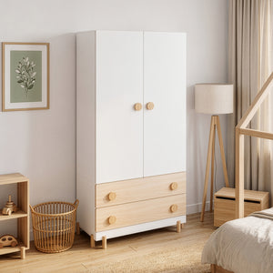 Kinderkleiderschrank Vaarentaa [en.casa]