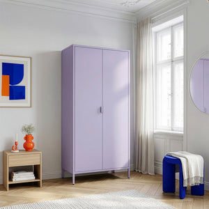 Kleiderschrank Esteli 170x80x45 cm Stahl [en.casa]