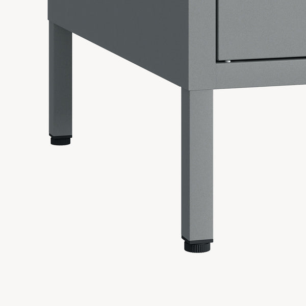 Kleiderschrank Esteli 170x80x45 cm Stahl [en.casa]