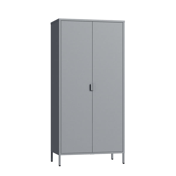 Kleiderschrank Esteli 170x80x45 cm Stahl [en.casa]