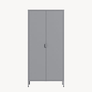 Kleiderschrank Esteli 170x80x45 cm Stahl [en.casa]