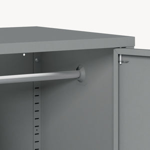 Kleiderschrank Esteli 170x80x45 cm Stahl [en.casa]