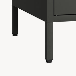Kleiderschrank Esteli 170x80x45 cm Stahl [en.casa]