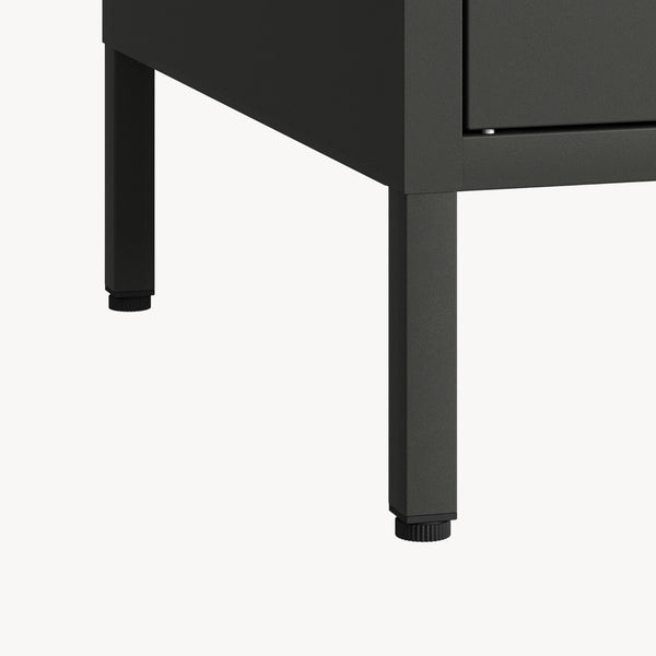 Kleiderschrank Esteli 170x80x45 cm Stahl [en.casa]