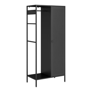 Kleiderschrank Puumala 180x80x45 cm Metall [en.casa]