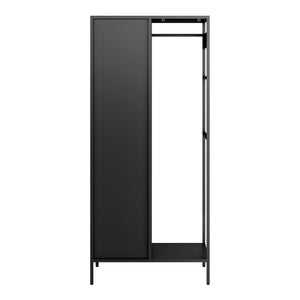 Kleiderschrank Puumala 180x80x45 cm Metall [en.casa]
