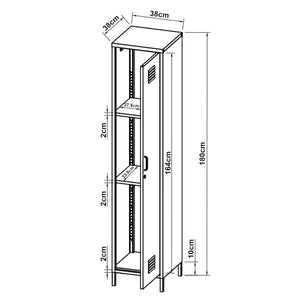 Kleiderschrank Seinäjoki [en.casa]