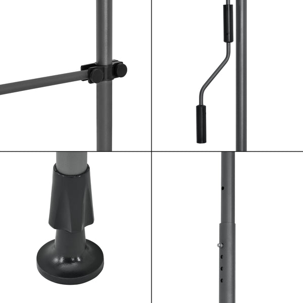 Klemmmarkise Stem Grau oder Sandfarben [pro.tec]