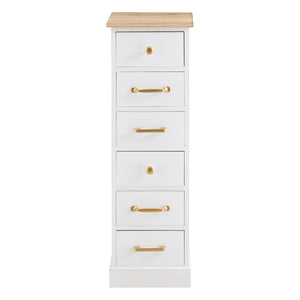 Kommode Salo mit 6 Schubladen 91x29x27cm in verschiedenen Farben [en.casa]