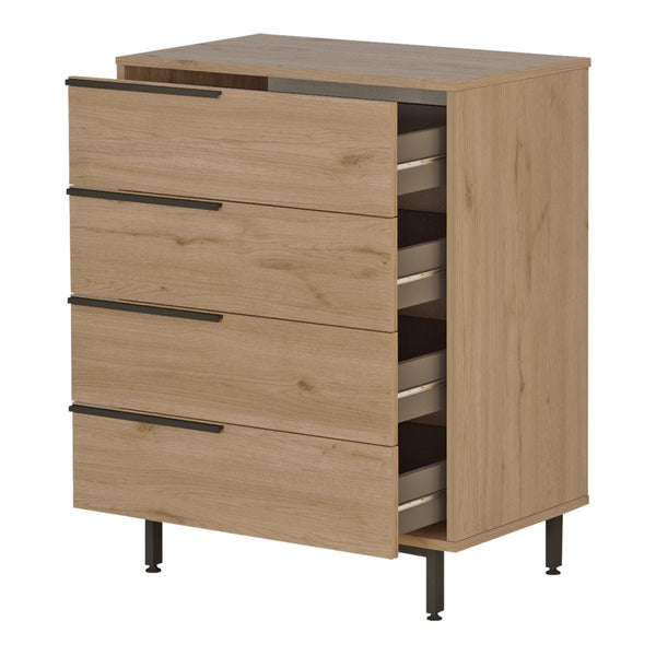 Kommode Vesanto 95x75x45 cm 4 Schubladen [en.casa]