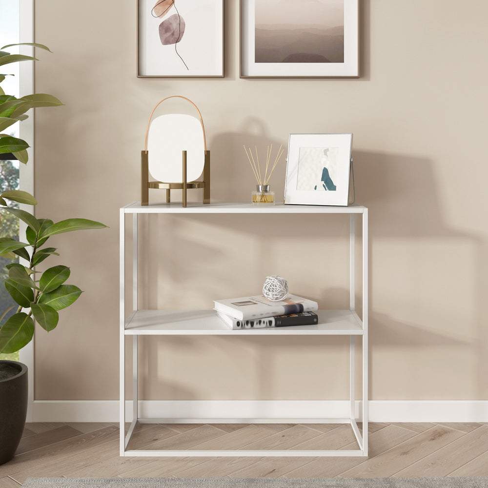 Konsolentisch Strömstad 80x80x26cm aus Stahl [en.casa] - premiumXL