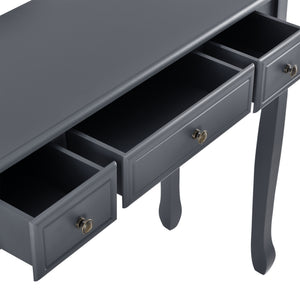 Konsolentisch Hirschhorn 100x35x78cm mit 3 Schubladen in versch. Farben [en.casa]