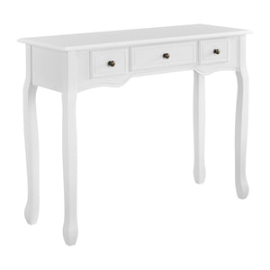 Konsolentisch Hirschhorn 100x35x78cm mit 3 Schubladen in versch. Farben [en.casa]