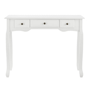 Konsolentisch Hirschhorn 100x35x78cm mit 3 Schubladen in versch. Farben [en.casa]