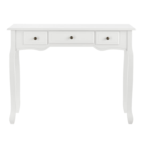 Konsolentisch Hirschhorn 100x35x78cm mit 3 Schubladen in versch. Farben [en.casa]