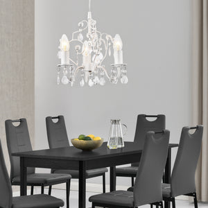 Kronleuchter Luzern 140 cm dreiflammig E14 in versch. Farben Metall Kunststoff lux.pro