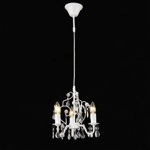 Kronleuchter Luzern 140 cm dreiflammig E14 in versch. Farben Metall Kunststoff lux.pro