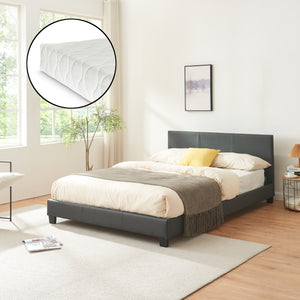 Kunstlederbett mit Matratze Kunstlederbezug Corium - premiumXL