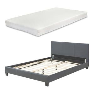Kunstlederbett mit Matratze Kunstlederbezug Corium