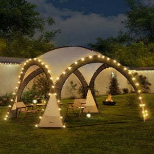 pro.tec LED Pavillon Grästorp – Stimmungsvolles Garten-Upgrade