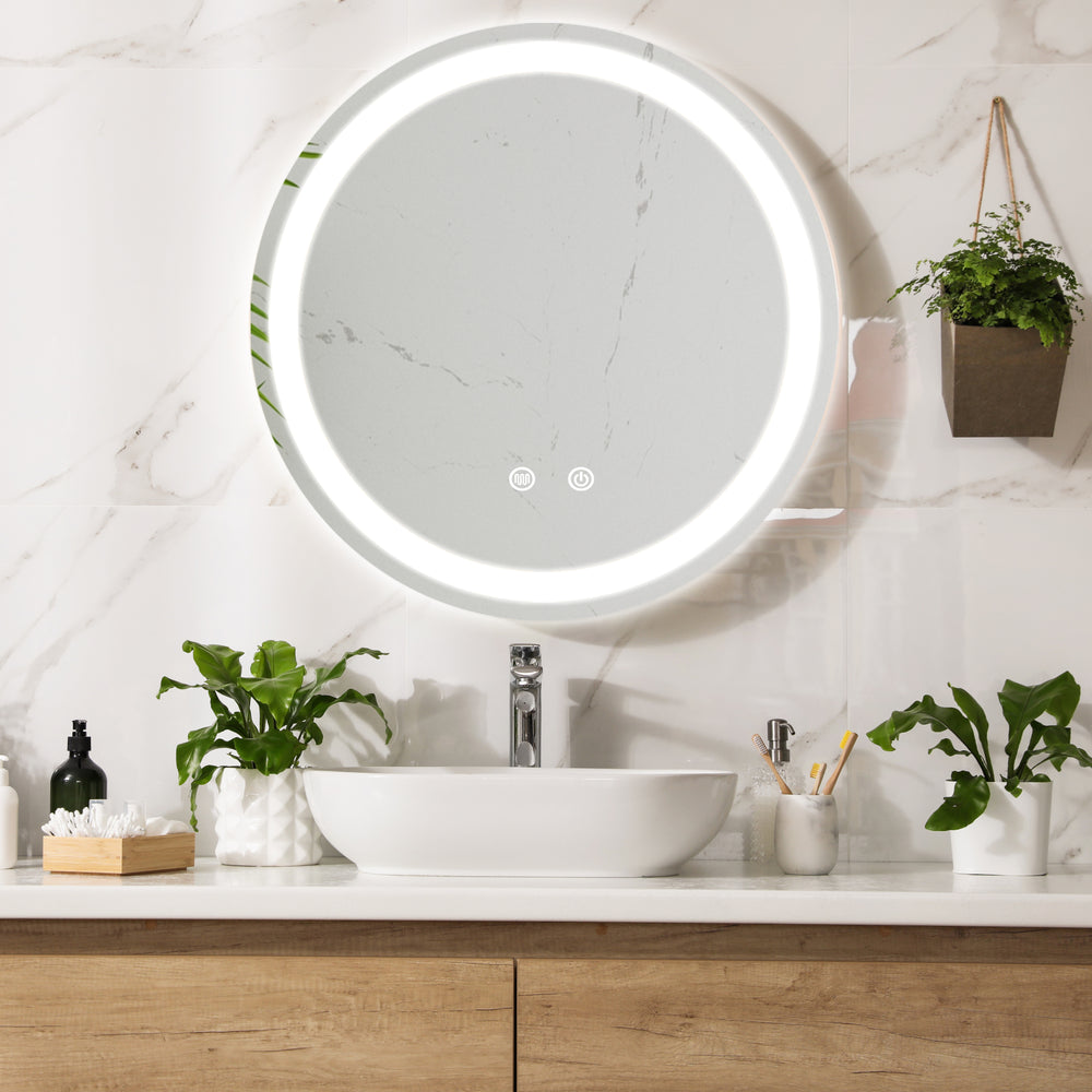LED - Badspiegel Maratea Silber in versch. Größen [pro.tec] - premiumXL