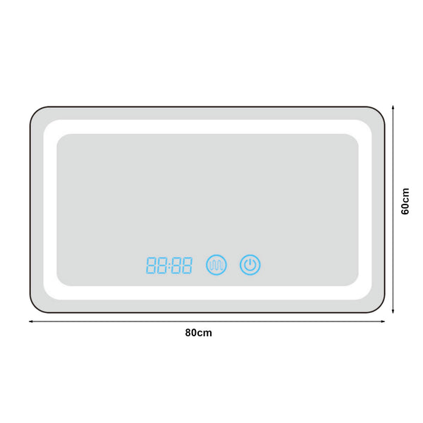 LED-Badspiegel Casoli in verschiedenen Größen [pro.tec]