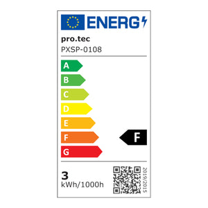 LED-Badspiegel Chambave Silberfarben in versch. Größen [pro.tec]