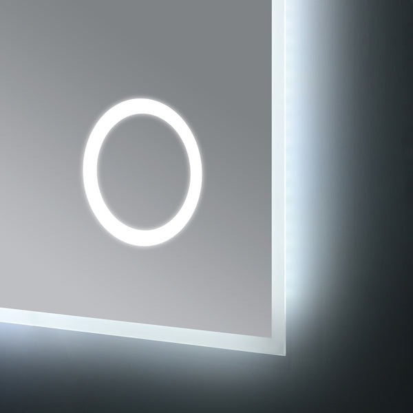 LED-Badspiegel Lizzano Weiß in versch. Größen [pro.tec]