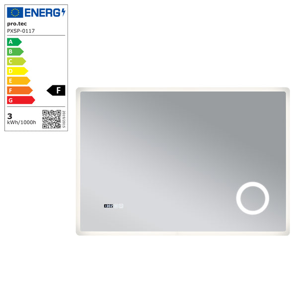 LED-Badspiegel Racale Weiß in versch. Größen [pro.tec]