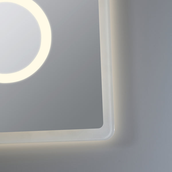 LED-Badspiegel Racale Weiß in versch. Größen [pro.tec]