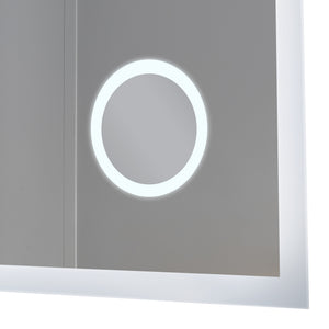 LED-Badspiegel Scafa Weiß in versch. Größen [pro.tec]