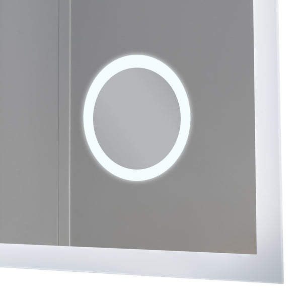 LED-Badspiegel Scafa Weiß in versch. Größen [pro.tec]