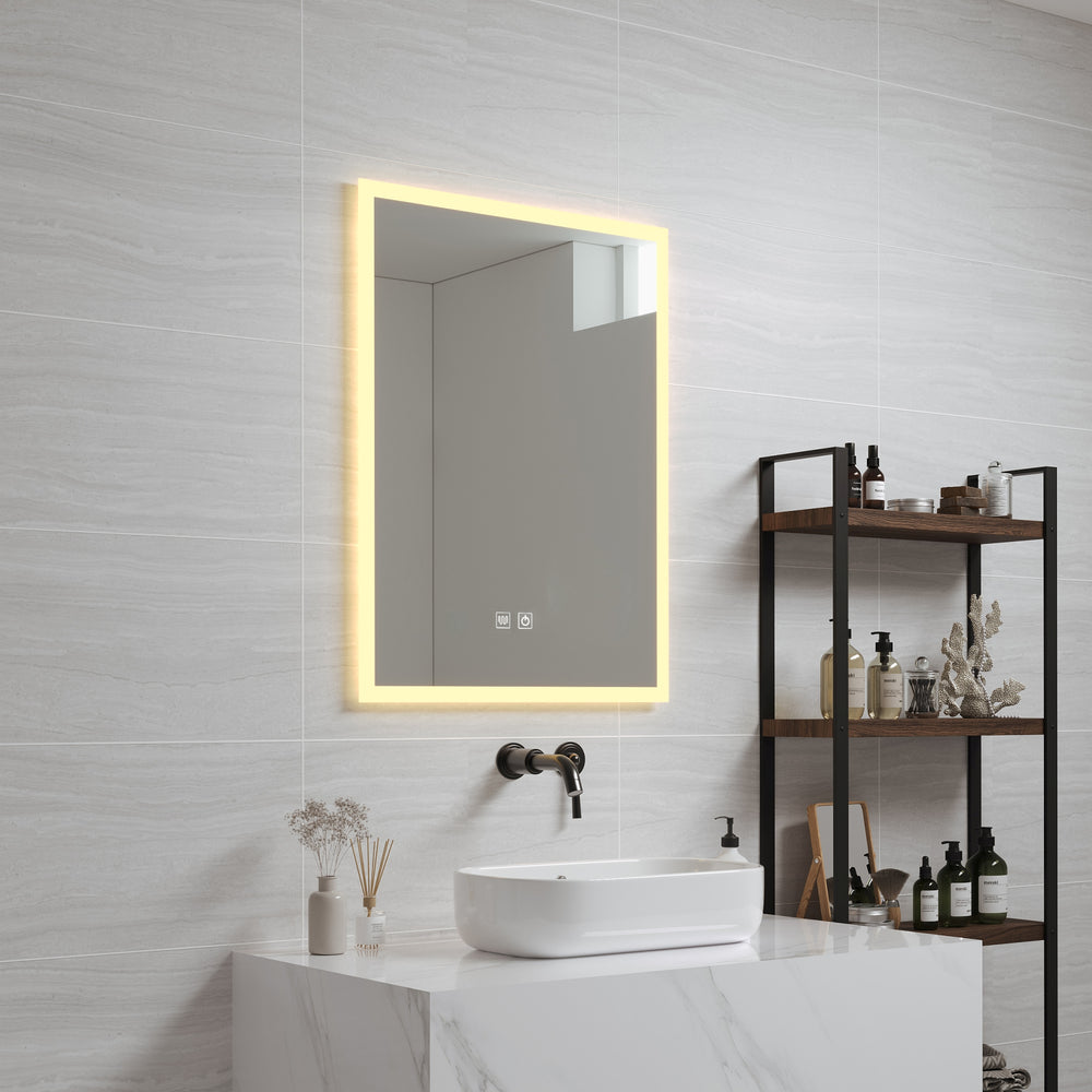 LED - Badspiegel Scafa Weiß in versch. Größen [pro.tec] - premiumXL