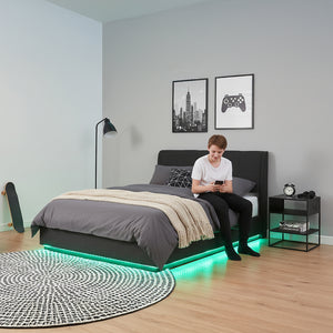 LED Polsterbett Tröstiar [en.casa]