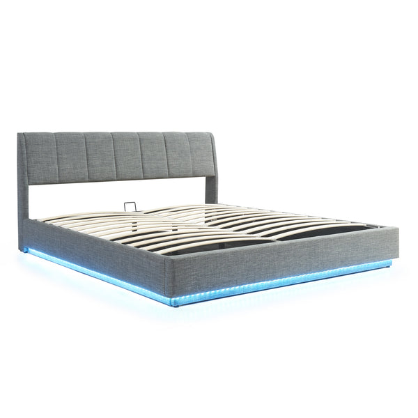 LED Polsterbett Tröstiar [en.casa]