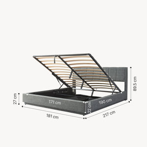 LED Polsterbett Tröstiar [en.casa]
