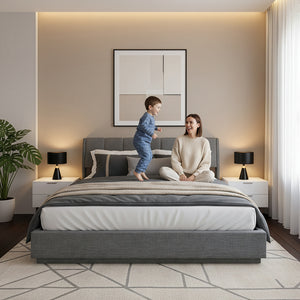 LED Polsterbett Tröstiar [en.casa]