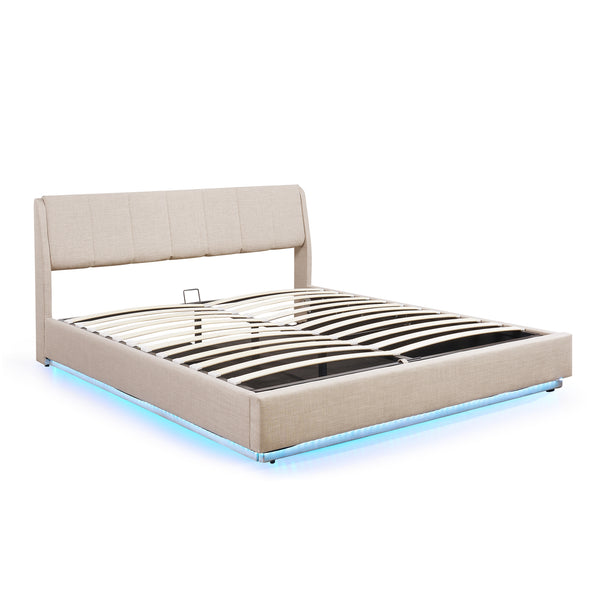 LED Polsterbett Tröstiar [en.casa]