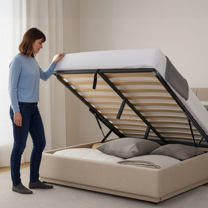 LED Polsterbett Tröstiar [en.casa]