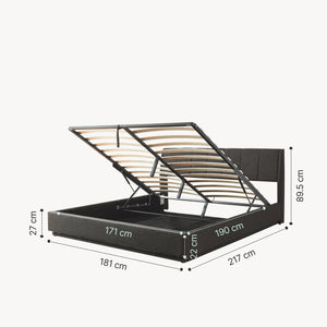 LED Polsterbett Tröstiar [en.casa]