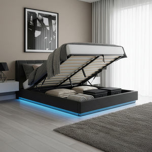 LED Polsterbett Tröstiar [en.casa]