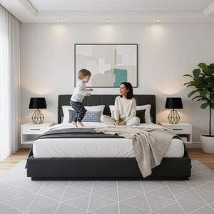 LED Polsterbett Tröstiar [en.casa]