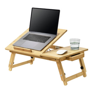 Bambus Laptoptisch Trysil 55x35x28cm [en.casa] - premiumXL