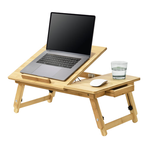 Bambus Laptoptisch Trysil 55x35x28cm [en.casa] - premiumXL