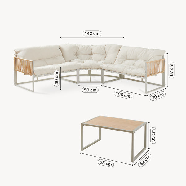 Loungeset Karg [casa.pro]