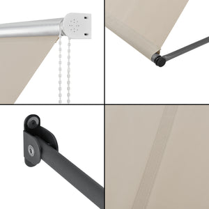 Standmarkise Malaga mit Seitenzugkette in versch. Ausführungen pro.tec